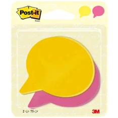 Post-it BC-2075-SP-EU Szövegbuborék alakú 2x75lap 71x73mm öntapadó jegyzettömb Post-it BC-2075-SP-EU Szövegbuborék alakú 2x75lap 71x73mm öntapadó jegyzettömb