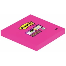 Post-it Super Sticky 76x76mm 90lap fukszia jegyzettömb Post-it Super Sticky 76x76mm 90lap fukszia jegyzettömb