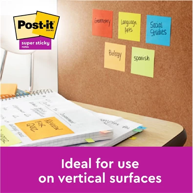Post-it Super Sticky Carnival 76x76mm 90lapos 4+2db vegyes Z-jegyzettömb Post-it Super Sticky Carnival 76x76mm 90lapos 4+2db vegyes Z-jegyzettömb