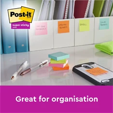 Post-it Super Sticky Carnival 76x76mm 90lapos 4+2db vegyes jegyzettömb Post-it Super Sticky Carnival 76x76mm 90lapos 4+2db vegyes jegyzettömb