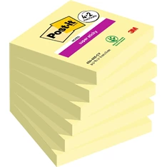 Post-it Super Sticky kanári sárga 76x76mm 90lapos 4+2db jegyzettömb Post-it Super Sticky kanári sárga 76x76mm 90lapos 4+2db jegyzettömb