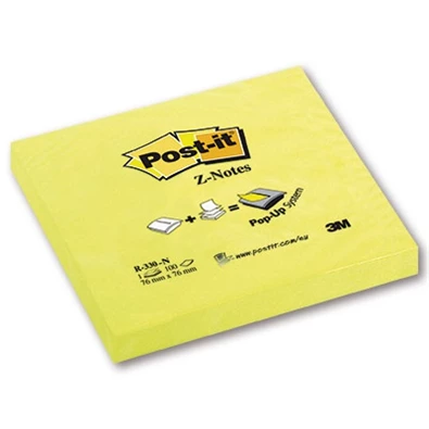 Post-it 76x76mm sárga Z-tömb Post-it 76x76mm sárga Z-tömb