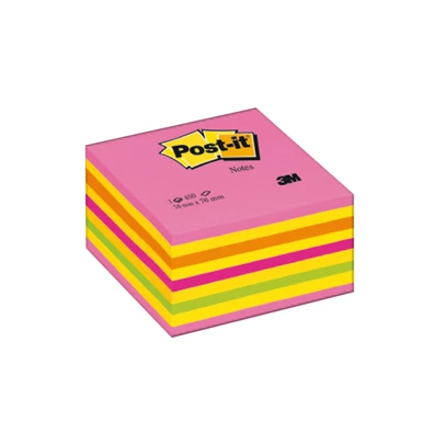 Post-it lollipop pink 76x76 mm 450lap öntapadós kockatömb Post-it lollipop pink 76x76 mm 450lap öntapadós kockatömb