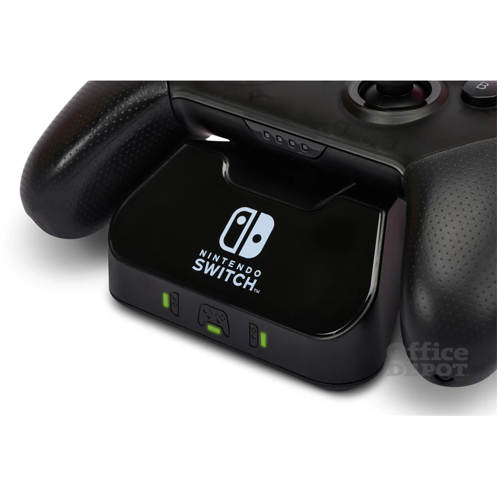 PowerA 1525991-01 Nintendo Switch/Lite/OLED Charging Base fekete kontroller töltőállomás (Újracsomagolt)
