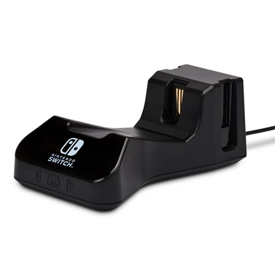 PowerA 1525991-01 Nintendo Switch/Lite/OLED Charging Base fekete kontroller töltőállomás (Újracsomagolt)