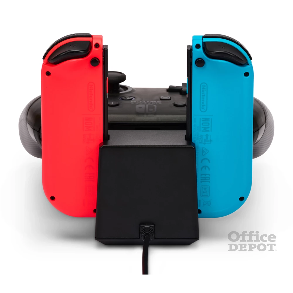 PowerA 1525991-01 Nintendo Switch/Lite/OLED Charging Base fekete kontroller töltőállomás (Újracsomagolt)