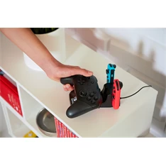 PowerA 1525991-01 Nintendo Switch/Lite/OLED Charging Base fekete kontroller töltőállomás (Újracsomagolt)