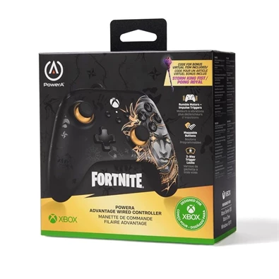 PowerA XBGP0238-01 Advantage Xbox Series X|S/Xbox One/PC Fortnite: Mideas vezetékes kontroller PowerA XBGP0238-01 Advantage Xbox Series X|S/Xbox One/PC Fortnite: Mideas vezetékes kontroller