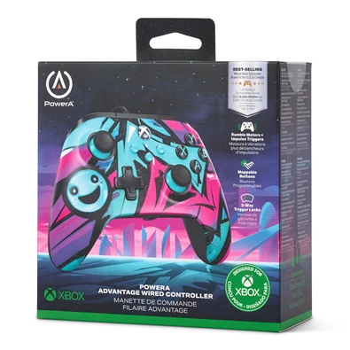 PowerA XBGP0027-01 Advantage Xbox Series X|S vezetékes Wildstyle kontroller PowerA XBGP0027-01 Advantage Xbox Series X|S vezetékes Wildstyle kontroller