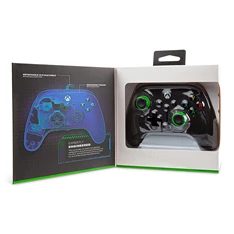 PowerA EnWired Xbox Series X|S / Xbox One vezetékes fekete-zöld kontroller PowerA EnWired Xbox Series X|S / Xbox One vezetékes fekete-zöld kontroller