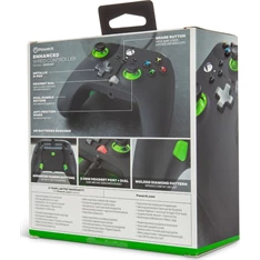 PowerA EnWired Xbox Series X|S / Xbox One vezetékes fekete-zöld kontroller PowerA EnWired Xbox Series X|S / Xbox One vezetékes fekete-zöld kontroller