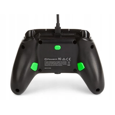 PowerA EnWired Xbox Series X|S / Xbox One vezetékes fekete-zöld kontroller PowerA EnWired Xbox Series X|S / Xbox One vezetékes fekete-zöld kontroller