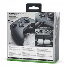 PowerA 1519265-02 Xbox Series X|S / Xbox One vezetékes fekete kontroller PowerA 1519265-02 Xbox Series X|S / Xbox One vezetékes fekete kontroller