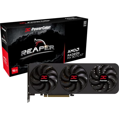 PowerColor Reaper AMD RX 9070 XT 16GB GDDR6 256bit PCIe videókártya PowerColor Reaper AMD RX 9070 XT 16GB GDDR6 256bit PCIe videókártya
