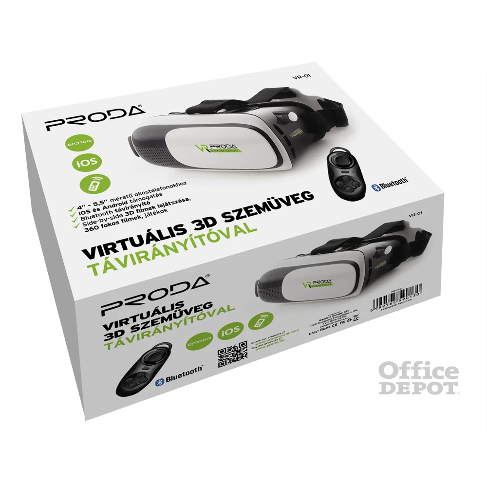 Proda VR-01 3D virtuális szemüveg