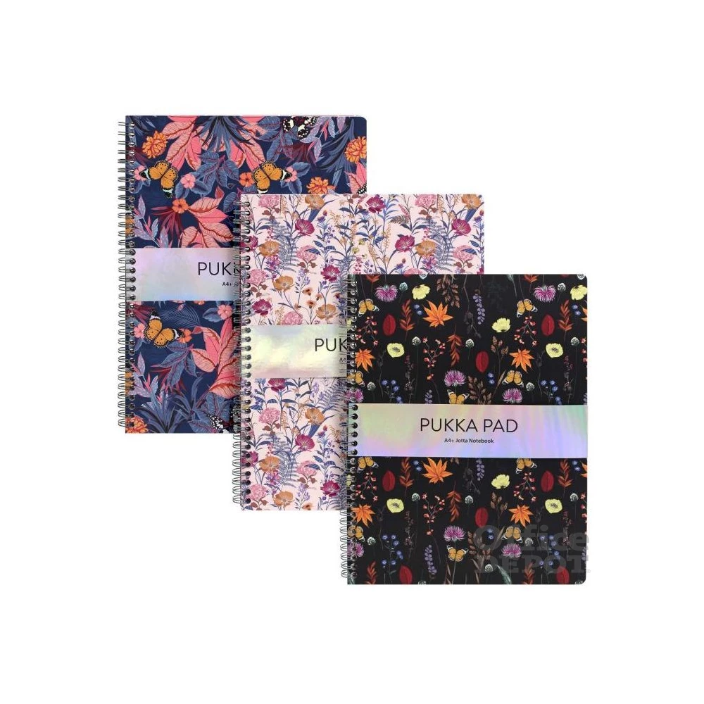 Pukka Pad Jotta Pad Bloom A4 160 oldalas vonalas spirálfüzet