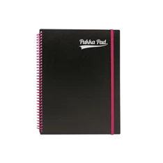 Pukka Pad Jotta Unipad Black A4 200 oldalas vonalas spirálfüzet Pukka Pad Jotta Unipad Black A4 200 oldalas vonalas spirálfüzet