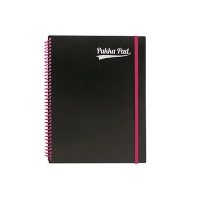 Pukka Pad Jotta Unipad Black A4 200 oldalas vonalas spirálfüzet Pukka Pad Jotta Unipad Black A4 200 oldalas vonalas spirálfüzet