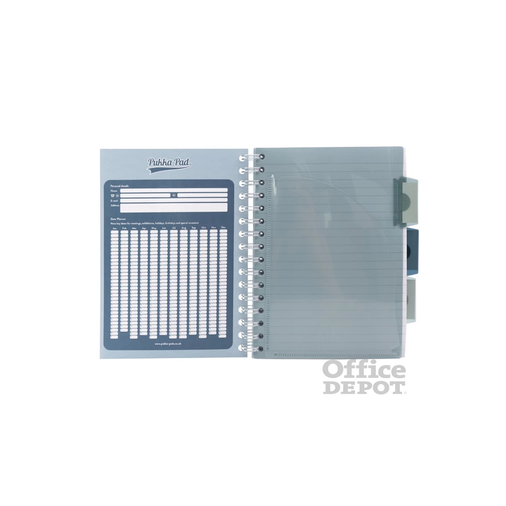 Pukka Pad Project Book Haze A5 PP 200 oldal vonalas spirálfüzet