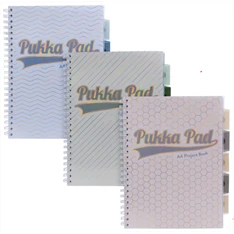 Pukka Pad Project Book Haze A4 PP 200 oldal vonalas spirálfüzet Pukka Pad Project Book Haze A4 PP 200 oldal vonalas spirálfüzet