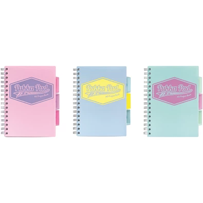 Pukka Pad Project Book Pastel A5 vonalas spirálfüzet Pukka Pad Project Book Pastel A5 vonalas spirálfüzet