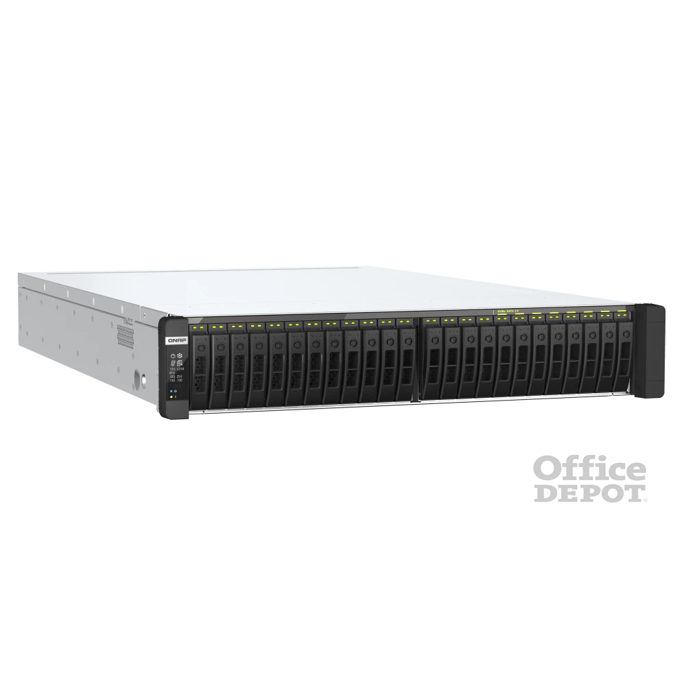 QNAP TDS-h2489FU-4314-128G 16xSSD 2U rackbe szerelhető ZFS NAS