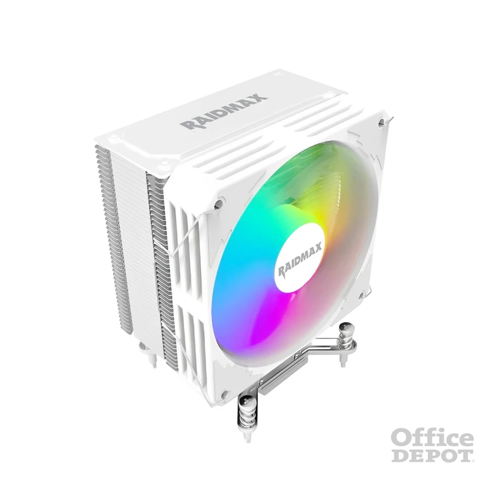 RAIDMAX AC1204KPW ARGB 120mm fehér processzor hűtő