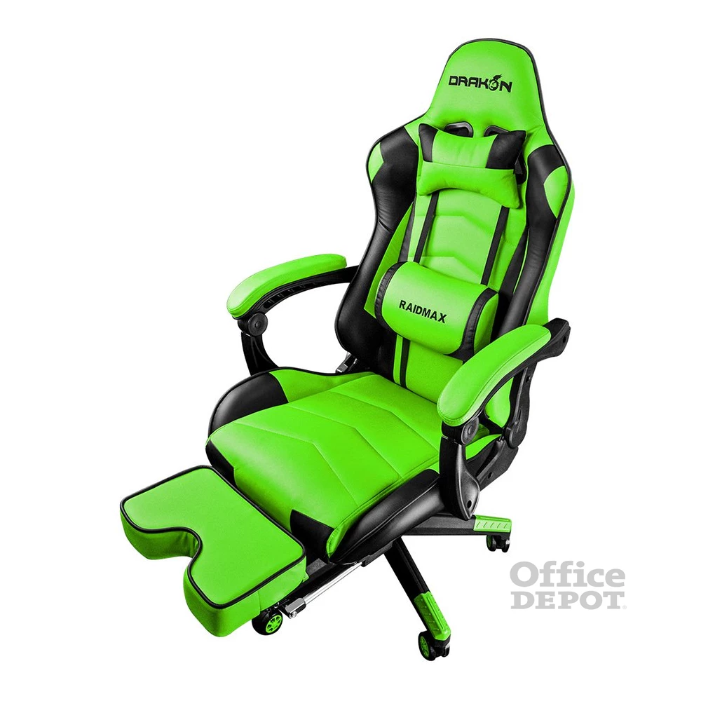RAIDMAX Drakon DK709 zöld gamer szék