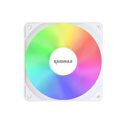 RAIDMAX X-AIR 120mm PWM RGB fehér ventilátor RAIDMAX X-AIR 120mm PWM RGB fehér ventilátor
