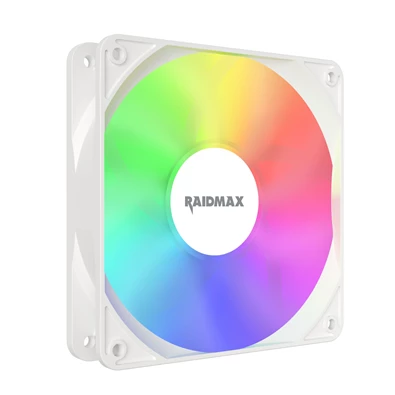RAIDMAX X-AIR 120mm PWM RGB fehér ventilátor RAIDMAX X-AIR 120mm PWM RGB fehér ventilátor