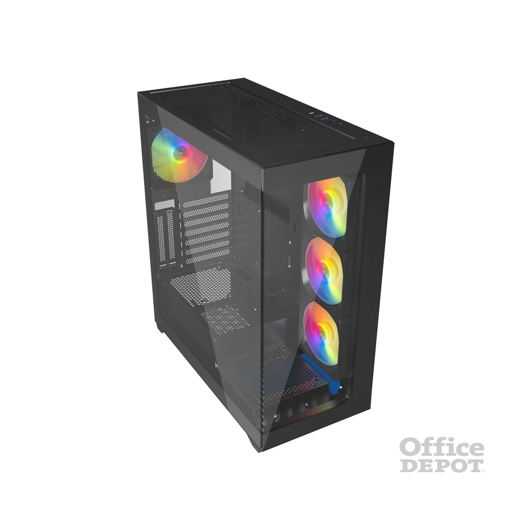 RAIDMAX i800 fekete (táp nélküli) ablakos ATX ház