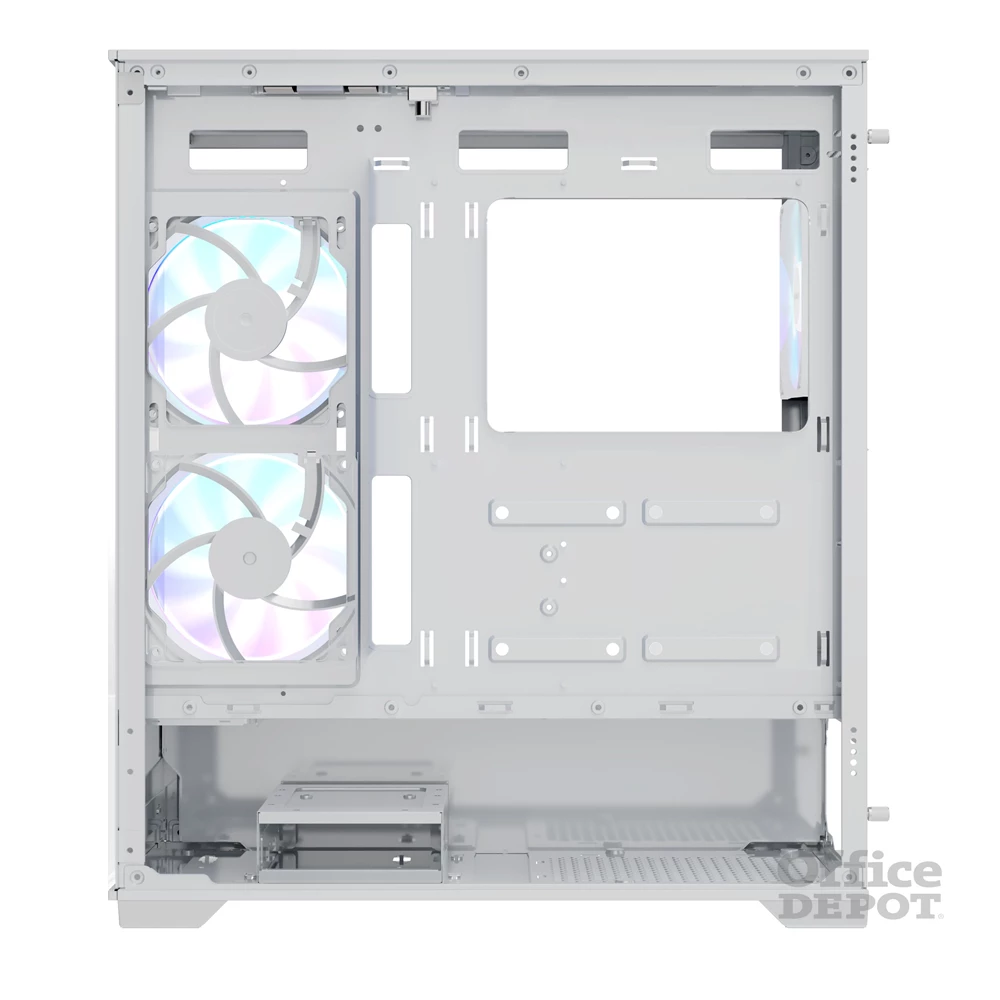 RAIDMAX i801 fehér (táp nélküli) ablakos ATX ház