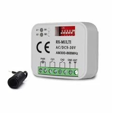 IR RxUni 300-868 MHz Univerzális 2 csatornás vevőegység IR RxUni 300-868 MHz Univerzális 2 csatornás vevőegység
