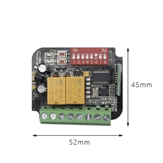 IR RxUni 300-868 MHz Univerzális 2 csatornás vevőegység IR RxUni 300-868 MHz Univerzális 2 csatornás vevőegység