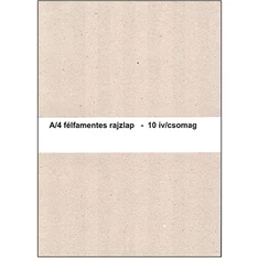 A4 félfamentes 10db rajzlap A4 félfamentes 10db rajzlap