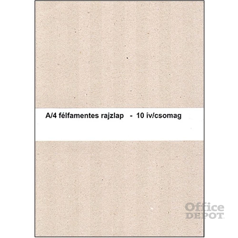 A4 félfamentes 10db rajzlap