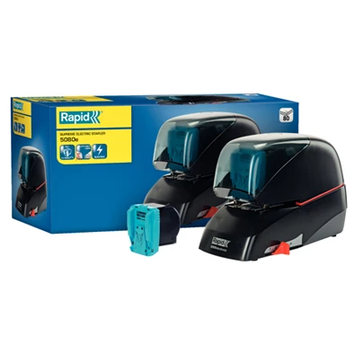 Rapid 5080E Supreme fekete elektromos fűzőgép Rapid 5080E Supreme fekete elektromos fűzőgép