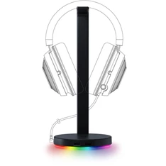 Razer Base Station V2 Chroma headset állvány és USB hub Razer Base Station V2 Chroma headset állvány és USB hub