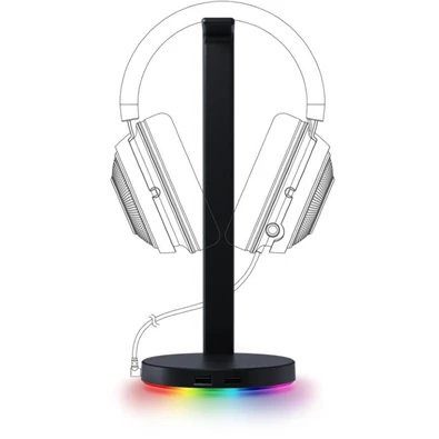 Razer Base Station V2 Chroma headset állvány és USB hub Razer Base Station V2 Chroma headset állvány és USB hub