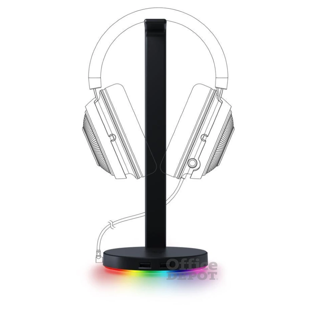 Razer Base Station V2 Chroma headset állvány és USB hub Razer Base Station V2 Chroma headset állvány és USB hub