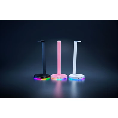 Razer Base Station V2 Chroma rózsaszín headset állvány és USB hub Razer Base Station V2 Chroma rózsaszín headset állvány és USB hub