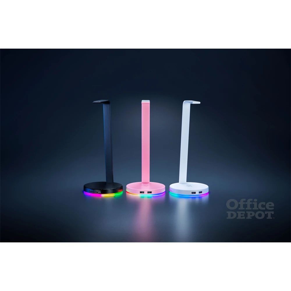 Razer Base Station V2 Chroma rózsaszín headset állvány és USB hub
