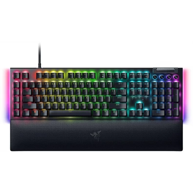 Razer BlackWidow V4 US fekete (green switch) gamer billentyűzet Razer BlackWidow V4 US fekete (green switch) gamer billentyűzet