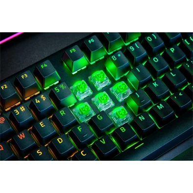 Razer BlackWidow V4 X US fekete (green switch) gamer billentyűzet Razer BlackWidow V4 X US fekete (green switch) gamer billentyűzet