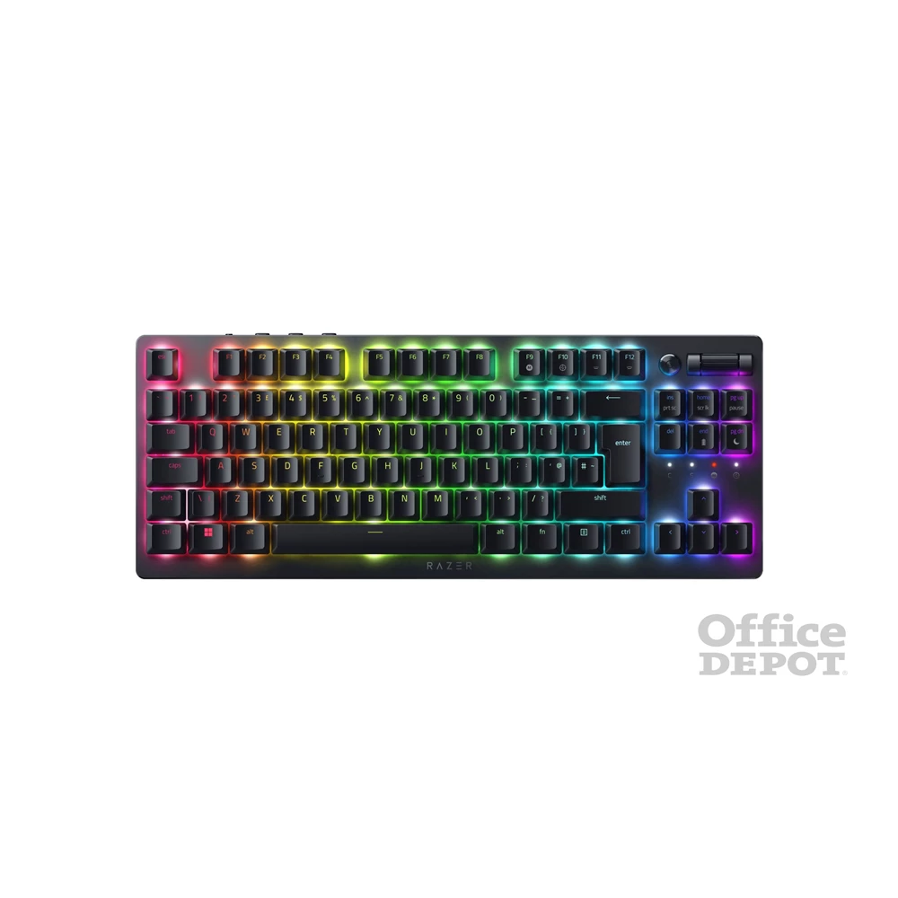 Razer DeathStalker V2 Pro TKL UK vezeték nélküli fekete (red switch) gamer billentyűzet
