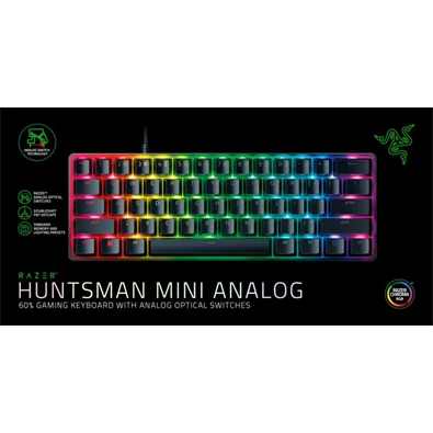 Razer Huntsman Mini (Analog Switch) US gamer billentyűzet Razer Huntsman Mini (Analog Switch) US gamer billentyűzet