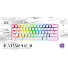 Razer Huntsman Mini Mercury Edition (Purple Switch) US RGB gamer billentyűzet Razer Huntsman Mini Mercury Edition (Purple Switch) US RGB gamer billentyűzet