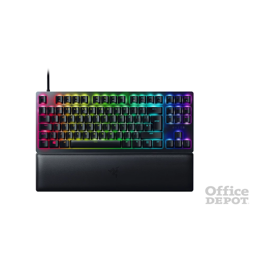 Razer Huntsman V2 TKL UK fekete (red switch) gamer billentyűzet