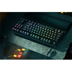 Razer Huntsman V2 Tenkeyless (Purple Switch) US RGB fekete gamer billentyűzet Razer Huntsman V2 Tenkeyless (Purple Switch) US RGB fekete gamer billentyűzet