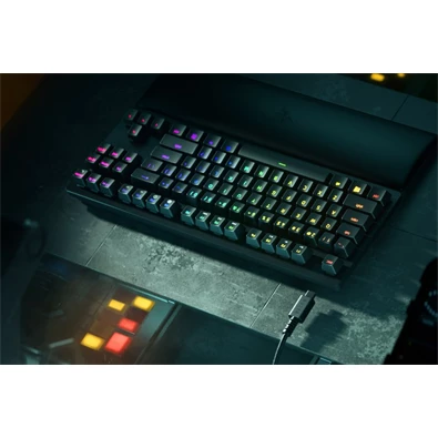 Razer Huntsman V2 Tenkeyless (Purple Switch) US RGB fekete gamer billentyűzet Razer Huntsman V2 Tenkeyless (Purple Switch) US RGB fekete gamer billentyűzet